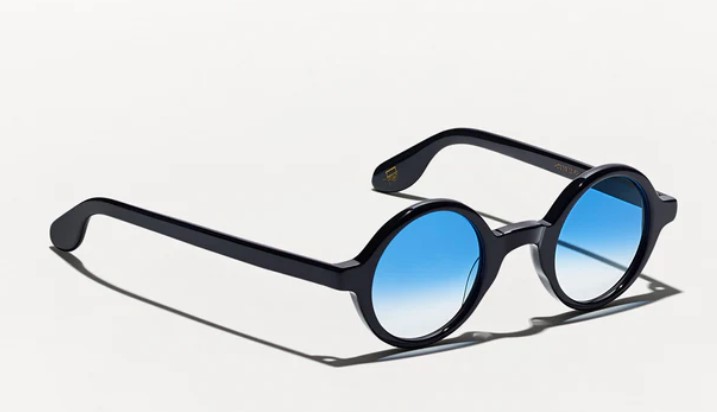 Moscot Zolman Black Sunglasses With Custom Made Tints